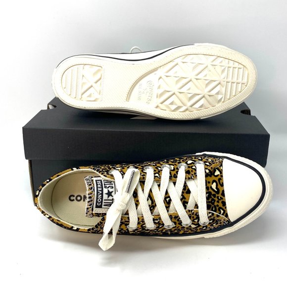 Converse Shoes Womens Size Skate Chuck Taylor AS Low Suede Gold Sneakers 166436C - Picture 2 of 11